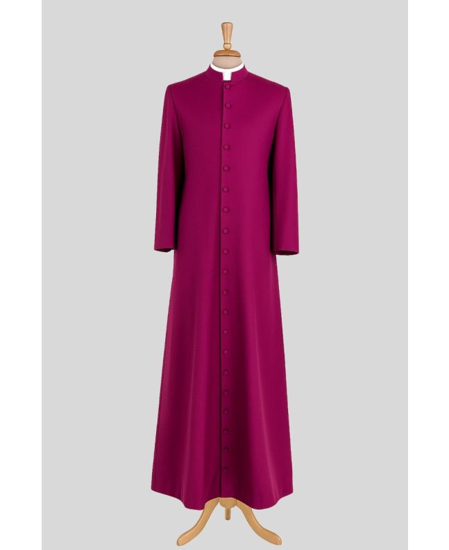 Authentic Bishop Roman Cassock for Clergy Members
