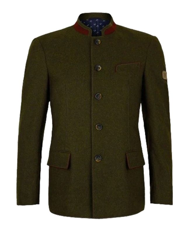Green Beautiful Bavarian Trachten Jacket