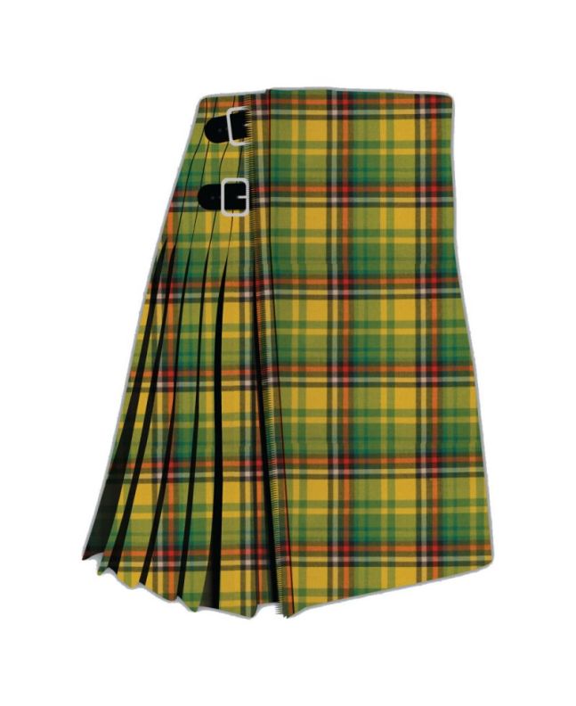 Bells pool Bright Check Tartan Kilt