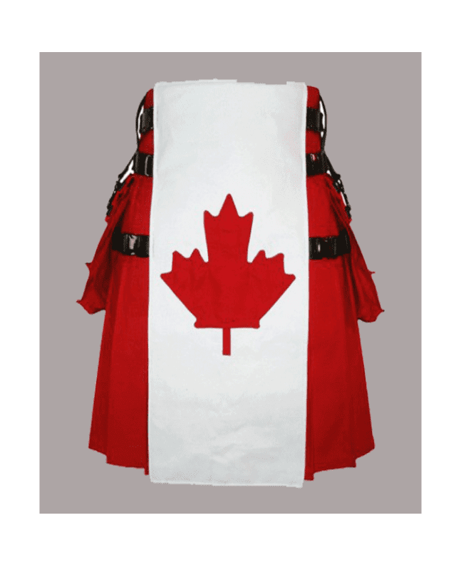 Canadian Flag Hybrid Utility Kilt 