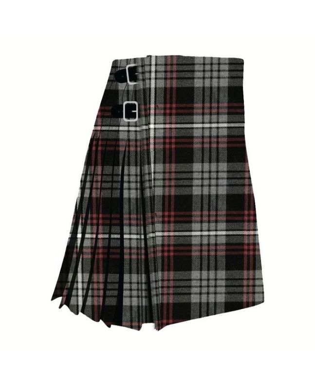 Clan Auld Lang Syne Grey Modern Tartan Kilt