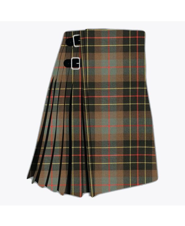 Clan Brodie Hunting Weathered Tartan Kilt