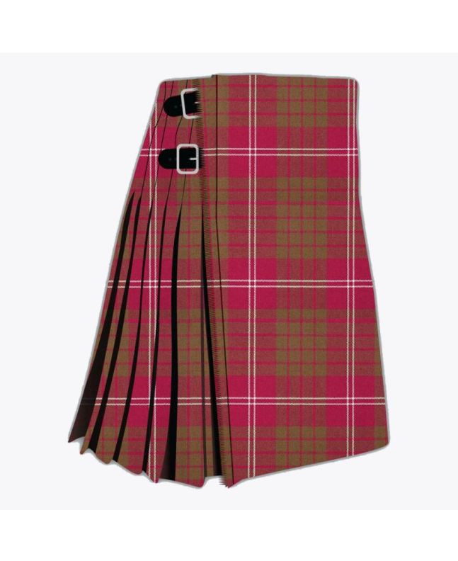 Clan Crawford Weathered Tartan Kilt