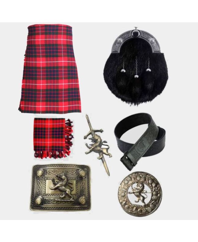 Fraser Tartan Kilt & with Antique Accessories Deal