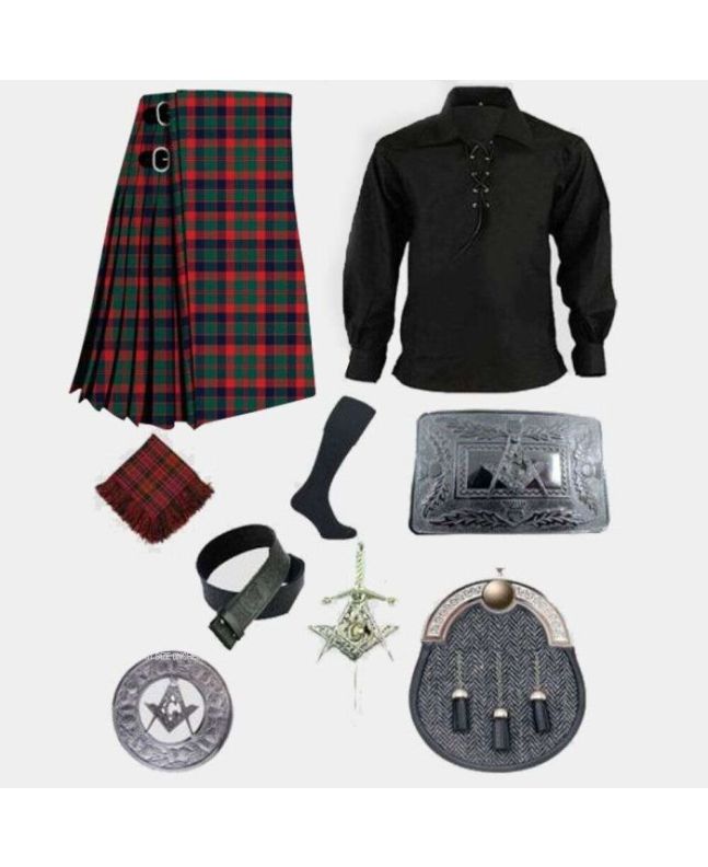 Glasgow Tartan Kilt Outfit Package Deal