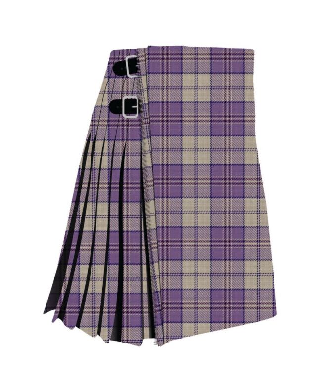 Clan Highland Dancer Harris Lilac Tartan Kilt