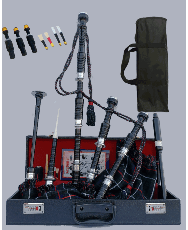 Mackenzie Tartan Beautiful Bagpipe Set