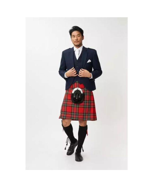 Royal Stewart Argyle Jacket Scottish Kilt Outfit
