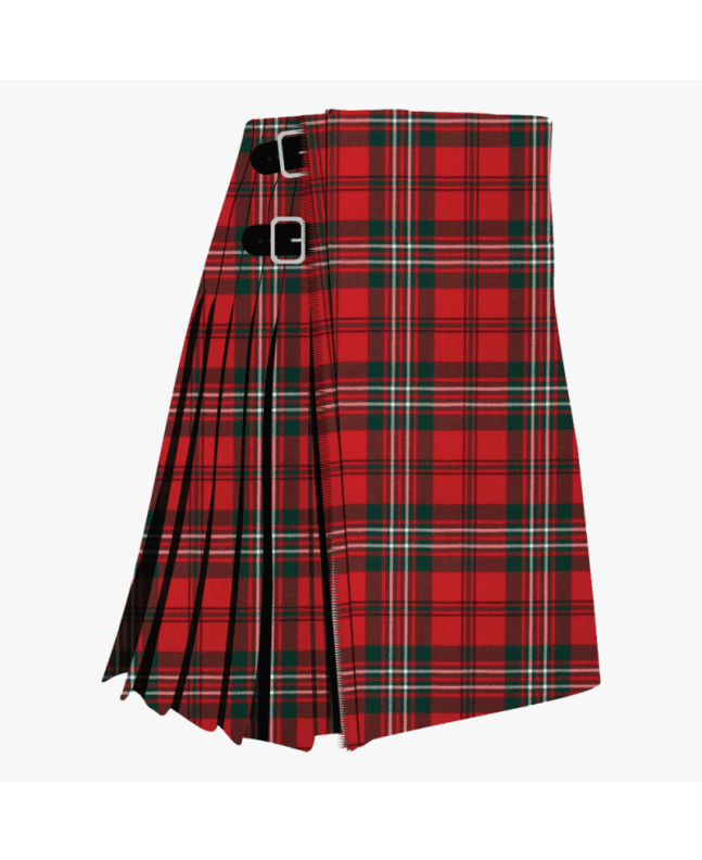 Scott Red Modern Tartan Kilt