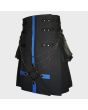 Black Cargo Hybrid Utility Kilt  