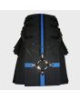 Black Cargo Hybrid Utility Kilt  