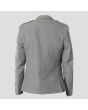 Grey Wool Tweed Argyle Jacket 