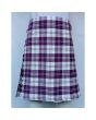 Erskine Purple And White Tartan Kilt