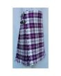 Erskine Purple And White Tartan Kilt
