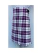 Erskine Purple And White Tartan Kilt