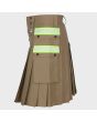 Khaki Firefighter Hybrid Utility Kilt For Men 