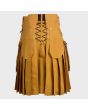 Modern Khaki Utility Kilt 