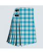 Lennox Dress Turquoise Tartan Kilt