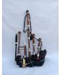 Mackenzie Tartan Beautiful Brown Bagpipe Set