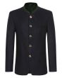 Beautiful Black Oktoberfest Pure Wool Austrian Jacket