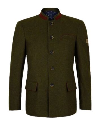  Green Beautiful Bavarian Trachten Jacket
