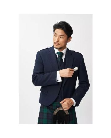 Black Watch Argyle Jacket Scottish Kilt Outfit