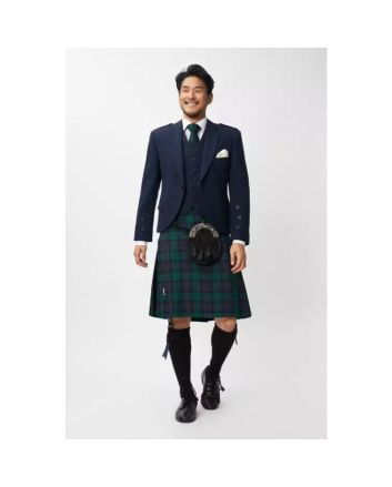 Black Watch Argyle Jacket Scottish Kilt Outfit