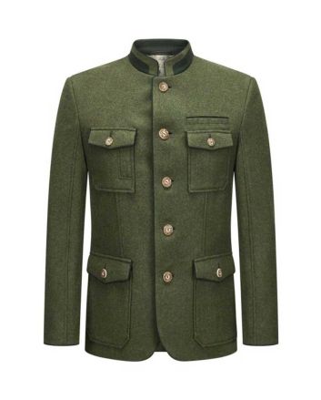 Green Loden Trachten Jacket Oktoberfest Tyrol German Bavarian Jacket
