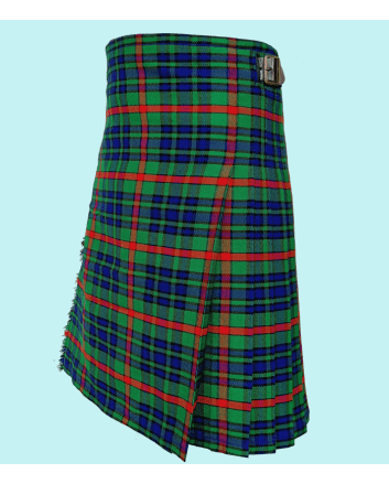 Casual Green Tartan Kilt