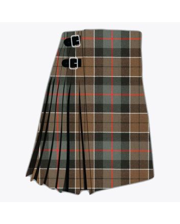 Clan Leslie Green Weathered Tartan Kilt