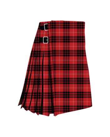Clan Munro Black And Red Tartan Kilt