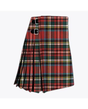 Clan Stuart Prince Charles Modern Tartan Kilt
