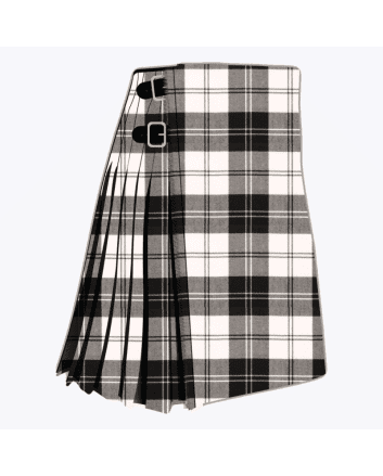 Erskine Black & White Tartan Kilt
