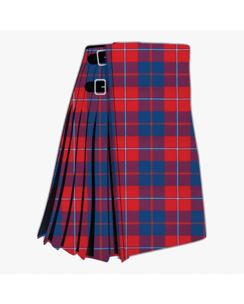 Galloway Red Modern Tartan Kilt
