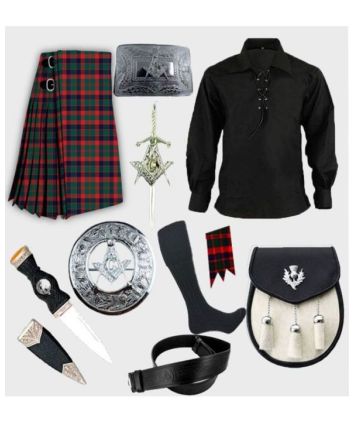 Beautiful Glasgow Tartan Kilt Outfit Package Deal
