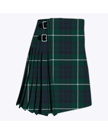 Hamilton Green Modern Tartan Kilt
