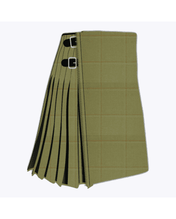 Heriot Estate Check Tweed Tartan Kilt