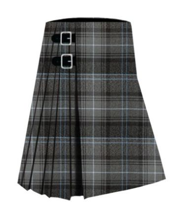 Highland Granite Blue Tartan kilt