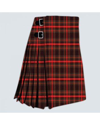 Higland Peat Herringbone Tartan Kilt