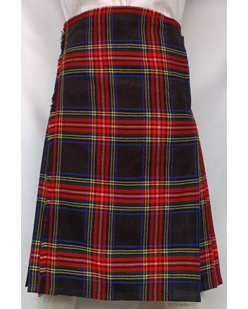 Black Stewart Tartan Kilt 