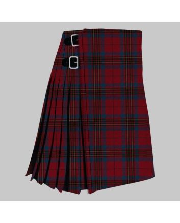 Leslie Red Muted Tartan Kilt