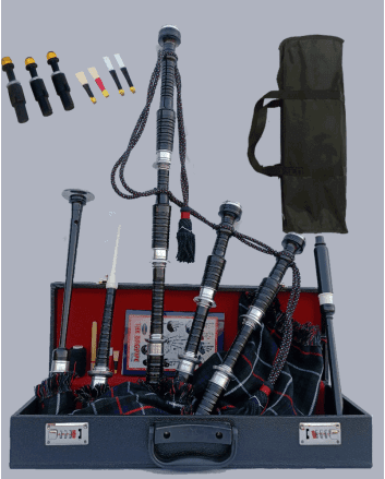 Mackenzie Tartan Beautiful Bagpipe Set