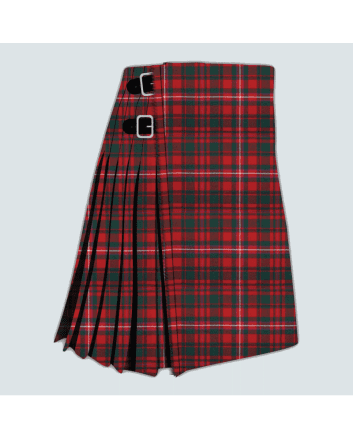 MacKinnon Red Modern Tartan Kilt