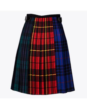 Mix Tartan Kilt For Women
