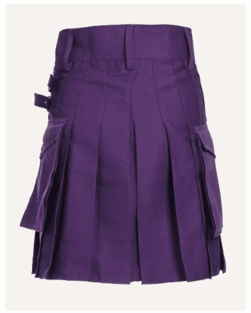 Purple Women Utility Kilt
