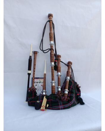 Scottish National Tartan Beautiful Bagpipe Set 