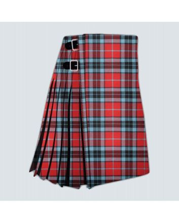Thompson Red Modern Tartan Kilt